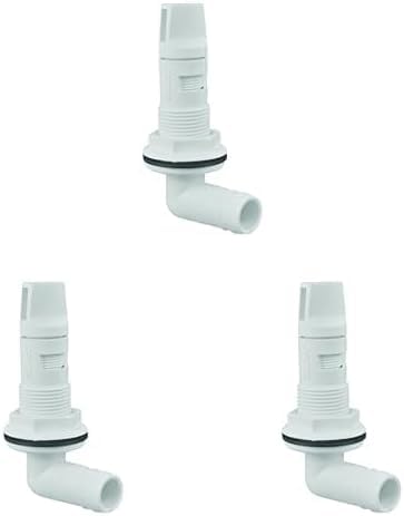 Attwood 4125-7 Adjustable Polypropylene Livewell Pump or Livewell Aerator Spray Head for 3/4-inch Hose (Pack of 3) Image