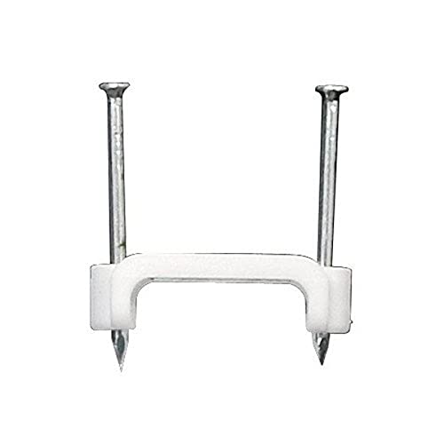 Morris Products 35000 Flat Plastic 2 Nail Cable Clips Nor Corrosive