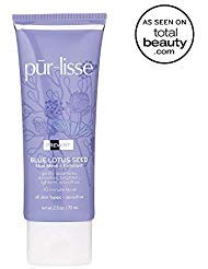 purlisse Blue Lotus Seed Mud Mask and Exfoliant - Brightening and Exfoliating Face Scrub Masque For All Skin Types - Top Rated Mudd Mask for Sensitive Skin, 2.5 ounce
