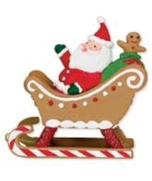 Amazon Com Hallmark Ornament 2009 Santas Sleigh Santa S Sleigh Collection Home Kitchen