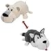 FleepZees The 5 Baby FlipaZoo with 2 Sides of Fun for Everyone - Each Huggable FlipaZoo character is Two Wonderful Collectibles in One (Husky / Polar Bear) by FlipaZoo