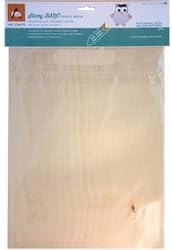 Bulk Buy: Arc Crafts (3-Pack) BARC Wood Sheet W/Adhesive Backing 8.5in. x 11in. White Birch ARCBS12