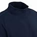 DSCP US Military Thermal Mock Turtleneck Long Sleeve Jersey Shirt, 2XL, Black