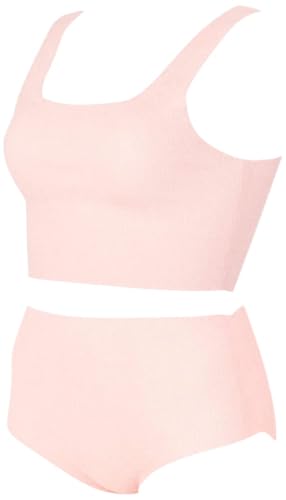 [ウイング/ワコール] 使いきりパンツ ハーフトップ 【AnyAnyインナー】 CW1001 PI レディース用 ハーフトップ1枚・ショーツ1枚セット M-LL