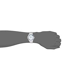 Casio De los hombres 'Super Illuminator' Metal y acero inoxidable de cuarzo reloj Casual, color: plateado (modelo: mtp-e200d-7 a2vcf)