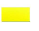 25 Dry Erase Magnetic Shelf Labels 2" x 4" - Yellow