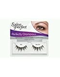 Salon Perfect Perfectly Glamorous False Eyelashes # 615 Black - 1 Pair