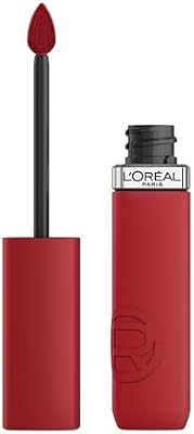 L'Oréal Paris Pintalabios Líquido, Color Intenso, Fórmula Mate de Larga Duración, Con Ácido Hialurónico, Sin Transferencia, Infaillible Matte Resistance, Tono: 425 Afterwork Drink