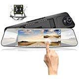 Jeemak Mirror Dash Cam Cars 1080P Full HD 7