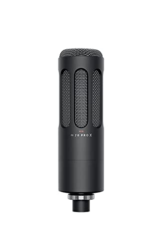 M 70 PRO X Dynamisches Broadcast-Mikrofon für Streaming und Podcasting mit XLR-Anschluss inkl. Pop-Filter und Mikrofonspinne …