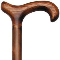 Men Derby Cane Scorched English Chestnut  -Affordable Gift! Item #DHAR-9762409