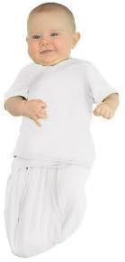 TrueWomb Weaning Swaddle - White (Small Newborn) 6.5 -13 LBS.)