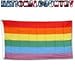 Rainbow Printed Polyester Flag, 3ft x 5ft