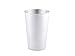 Counter Aid Stainless Steel Pint Cups, 5 Pack 14 oz Durable, Stackable Tumblers for BBQs, Camping, Parties