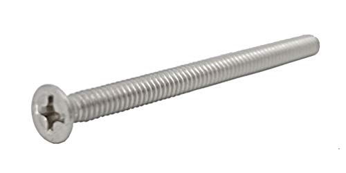 FixtureDisplays® 6-32 X 2" Stainless Flat Head