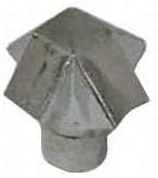 Shanty Cap,6" 28ga Galv