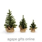 Canadian Tree with Burlap Base - 108 Tips - 15 inches (1 pack)