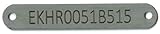 Custom HIN (Hull Identification Number) Tag - Stainless Steel Boat I.D. Plate