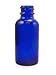 2 oz Cobalt Blue Boston Round Glass Bottle with Fine Mist sprayer 6/bx