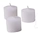 Votive Candles Unscented White Wedding 10 Hour Votives Set of 72 Made in the USA HIGLOW