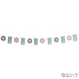 Fun Express - Lil' Llama First Birthday Pennant Banner for Birthday - Party Decor - Hanging Decor - Pennants - Birthday - 1 Piece
