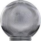 Polymer Products 3202-51630 Sphere 6 in. Prismatic Clear Acrylic Replacement Globe44; Pack Of 6