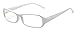 FancyG Vintage Inspired Classic Rectangle Glasses Frame Eyewear Clear Lens - White