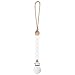 Ryan and Rose Maxi Pacifier Clip White Charley