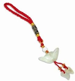 Chinese Products / Chinese Gifts: Chinese Feng Shui Knots - Jade Ingot