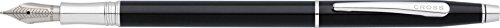 Cross classic century black lacquer fountain pen with f…