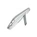 LUVVITT® Hybrid Transparent Case/Cover for iPhone 5C with Kickstand Retail Packaging - Clear/Gray