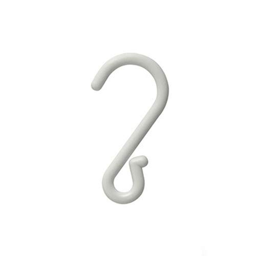 16 x Crimped S Suspended Plastic Hooks, Hangers, Direct Bazaar