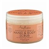 SheaMoisture Coconut & Hibiscus Hand & Body Scrub, 12 Ounces