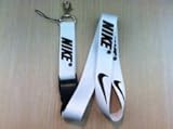 Nike White Lanyard Keychain Holder