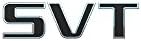 3d Emblem SVT for Ford Mustang Focus Chrome with Black Replacement