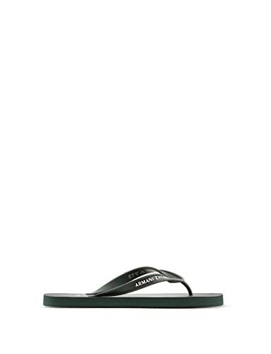 A | X ARMANI EXCHANGE Men's Logo Flip Flop, Dark