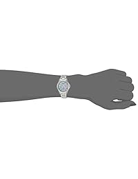 Citizen Women 's acero inoxidable de cuarzo reloj Casual, color plateado (modelo: eu6080 - 52d)