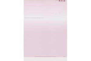 GENERIC BLANK PERFORATED STATEMENT PAPER - MASTERCARD, VISA, AND DISCOVER LOGOS (500 BURGUNDY)