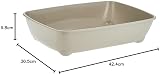 Moderna Cat Litter Tray Medium 42cm Warm Grey view 4