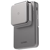 Claymore Clip Fan S - Ultra-Slim Wearable Personal Cooling Fan, Hand Free, Shirt Clip, USB-C Rechargeable, Quiet Desk &amp; Belt Clip Fan with Neck Strap for Outdoor Work, Travel, Golf, Hiking and Office