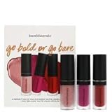 Bare Minerals Go Bold Or Go Bare (Matte Liquid Lip Trio- Slay, OMG, Naughty) Set