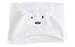LURDDESLURDDES Cute Baby Newborn Boys Girls Hooded Blankets Unisex Bear Hoodie White Swaddle Plush Blanket