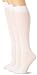 HUE womens Soft Opaque Knee High (Pack of 3) dress socks, White, 1 US