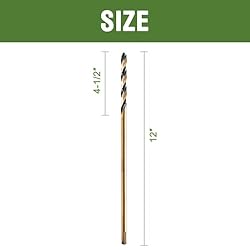 HLOFIZI 1/2" x 12" Extra Long Drill Bit