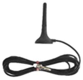 Alda PQ antenna with magnetic stand for 2G/GSM, 3G/UMTS, 4G/LTE, with Fakra/F Bordeaux Code D plug und 2,5m cable, 2,19dBi gain