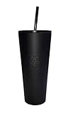 Starbucks Soft Touch Black Stainless Steel Tumbler