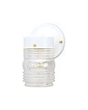 Jelly Jar Outdoor Downlight, (White)