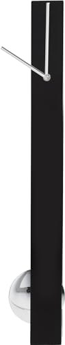 Kare Design Wall Clock Pendulum, Black, 65x6x6 cm, Modern, Home Decor