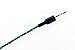 Tweedz Green Headphones with Mic and Controls - in-Ear Earbuds Durable, Tangle-Free, and Braided Fabric Wrapped Cords and Noise Isolating Ear Buds