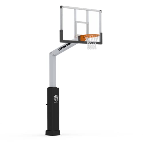 Dominator Outdoor Inground Basketball Hoop, Premium RustProof